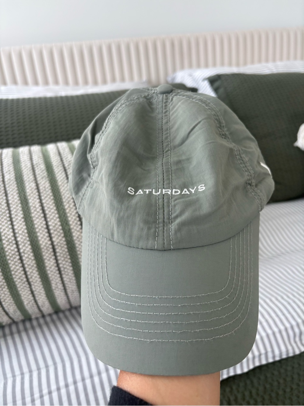 Saturdays New York City Olive Green Abie Baseball Cap